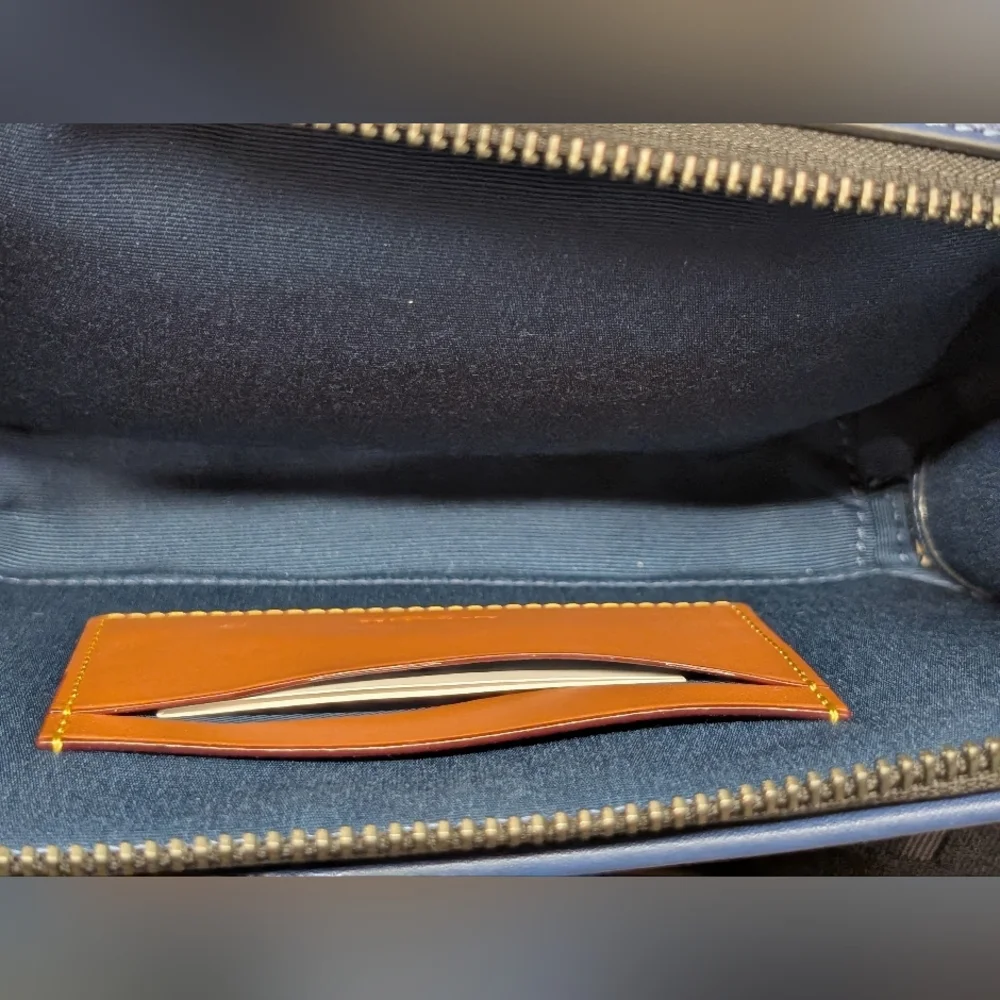 Coach Wyatt Crossbody Bag - NWT - Denim/Blue 7.75x4.5 Inches - Picture 10 of 14